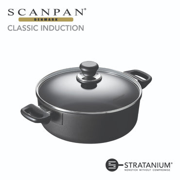 Scanpan Classic Induction Covered Low Sauce Pot - 26cm/4L