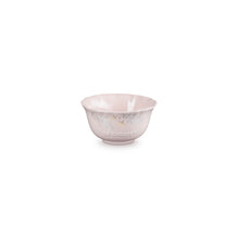 Frill Bowl w/Gold Decal 360ml - Macaron Pink