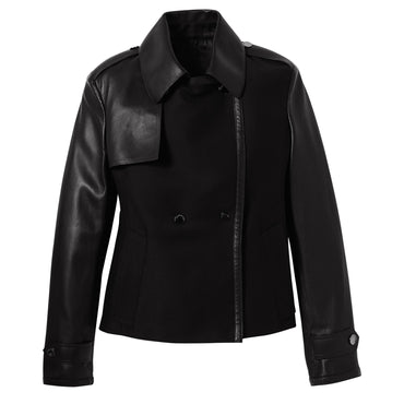 Prêt à Porter Cuir Coat - Black