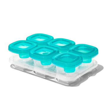 OXO Tot Silicone Baby Blocks 2 oz - Teal