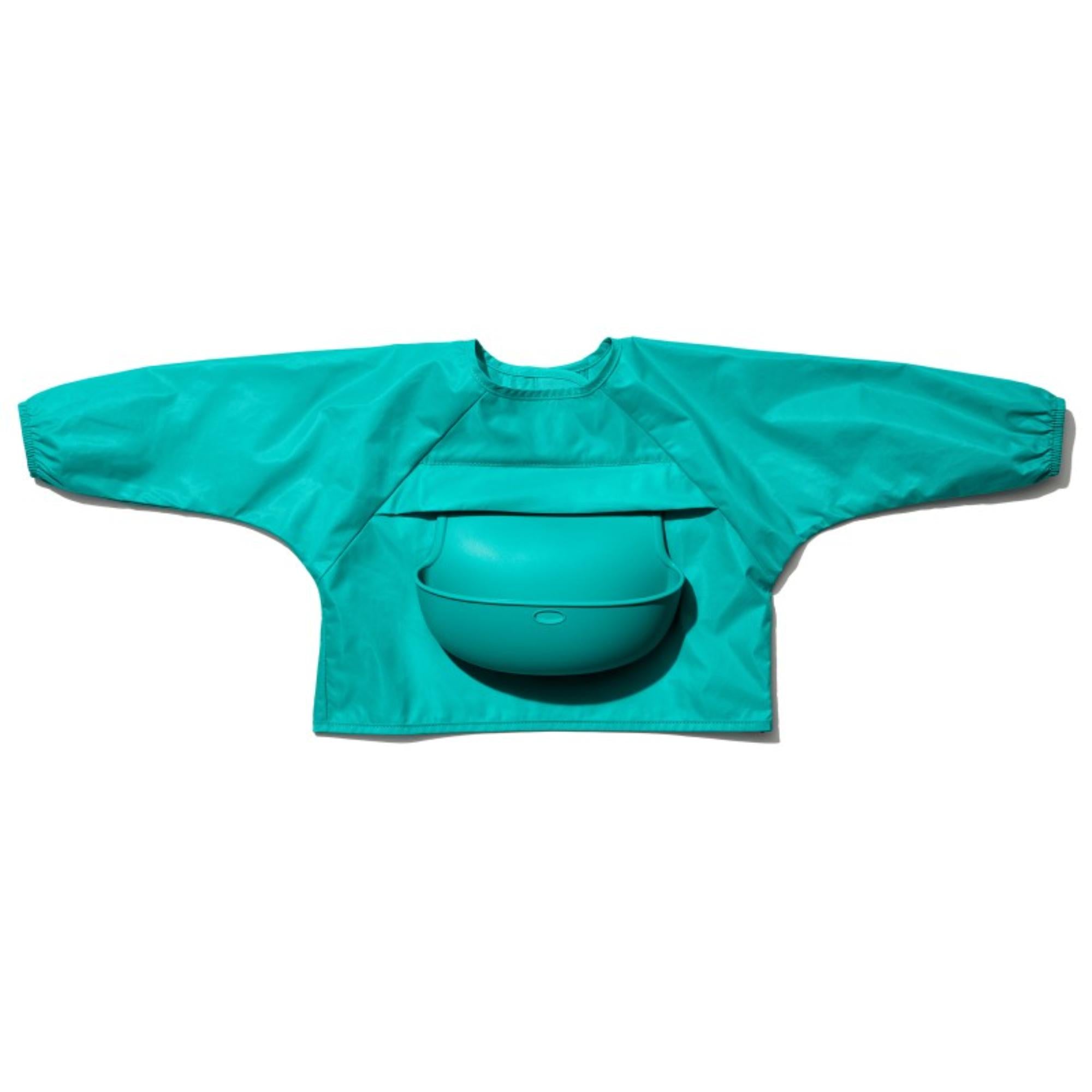 OXO Tot Sleeved Bib - Teal