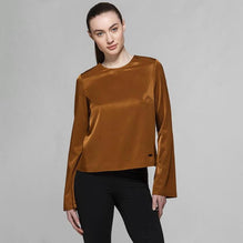 Titika Porter Long Sleeve Top - Bronzed