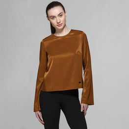 Titika Porter Long Sleeve Top - Bronzed