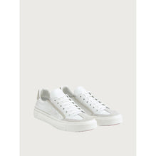 Men Gancini Sneakers [Width: M] - Matte White/White