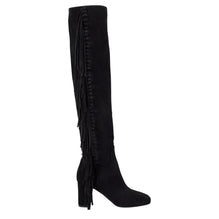 Amazone Folk Hight-Heel Boots - Black