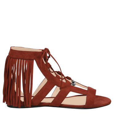 Autres Lignes Flat Sandals - Cognac