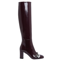 Perles Hight-Heel Boots - Aubergine