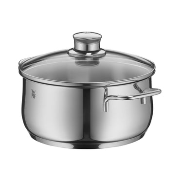 Diadem Plus Low Casserole with Glass Lid - 24cm