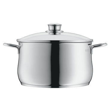 Diadem Plus High Casserole with Glass Lid - 16cm