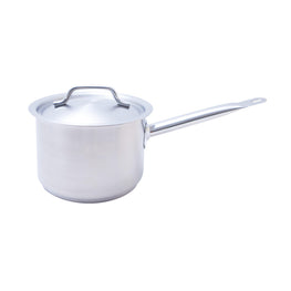 S/S High Sauce Pan with Lid - 2.2L