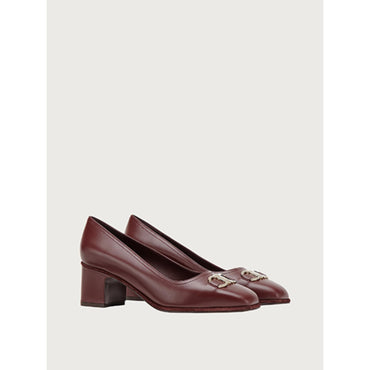 Women Gancini Court [Width: 1D] - Nebbiolo