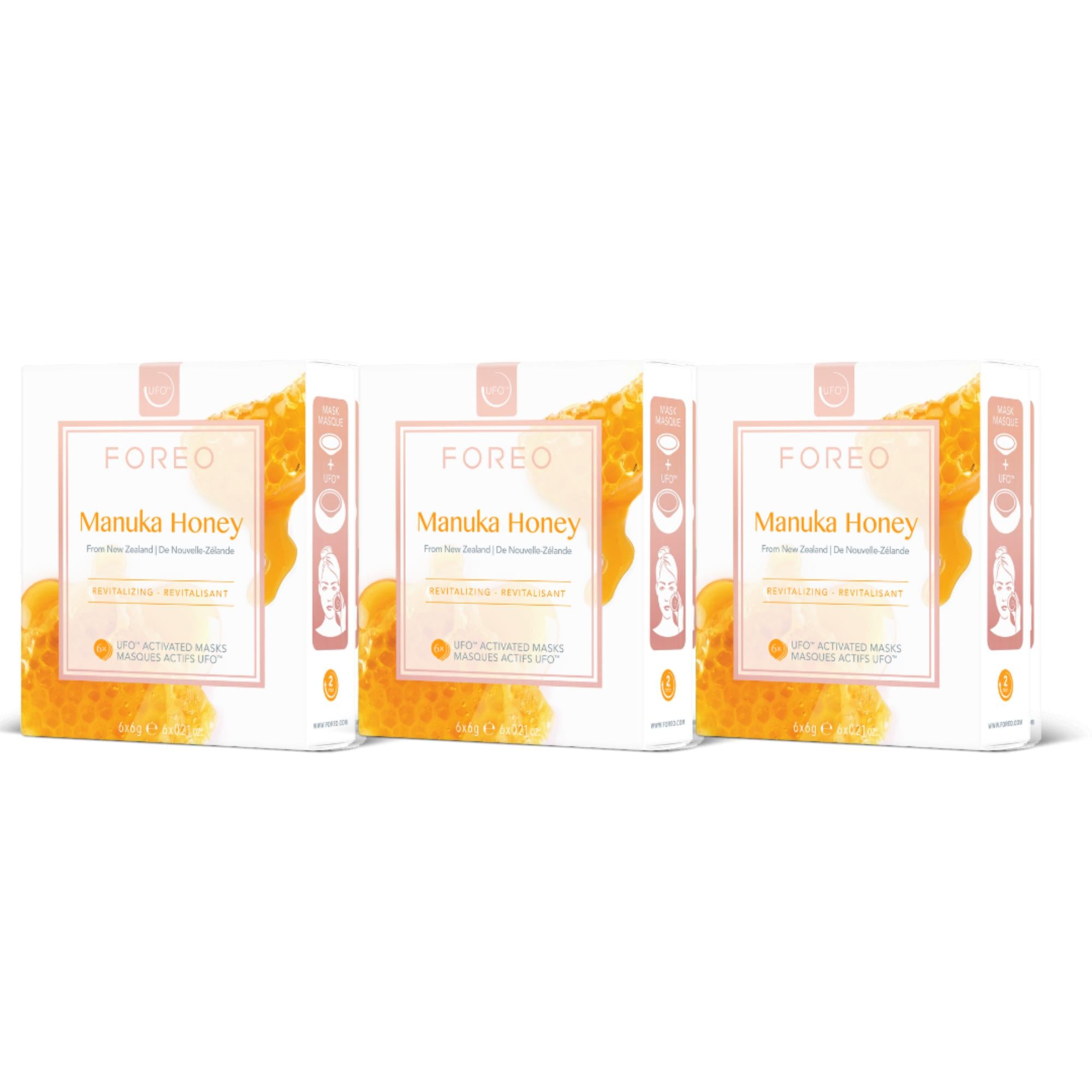 UFO Mask Manuka Honey Trio Set - 3 x 6pcs