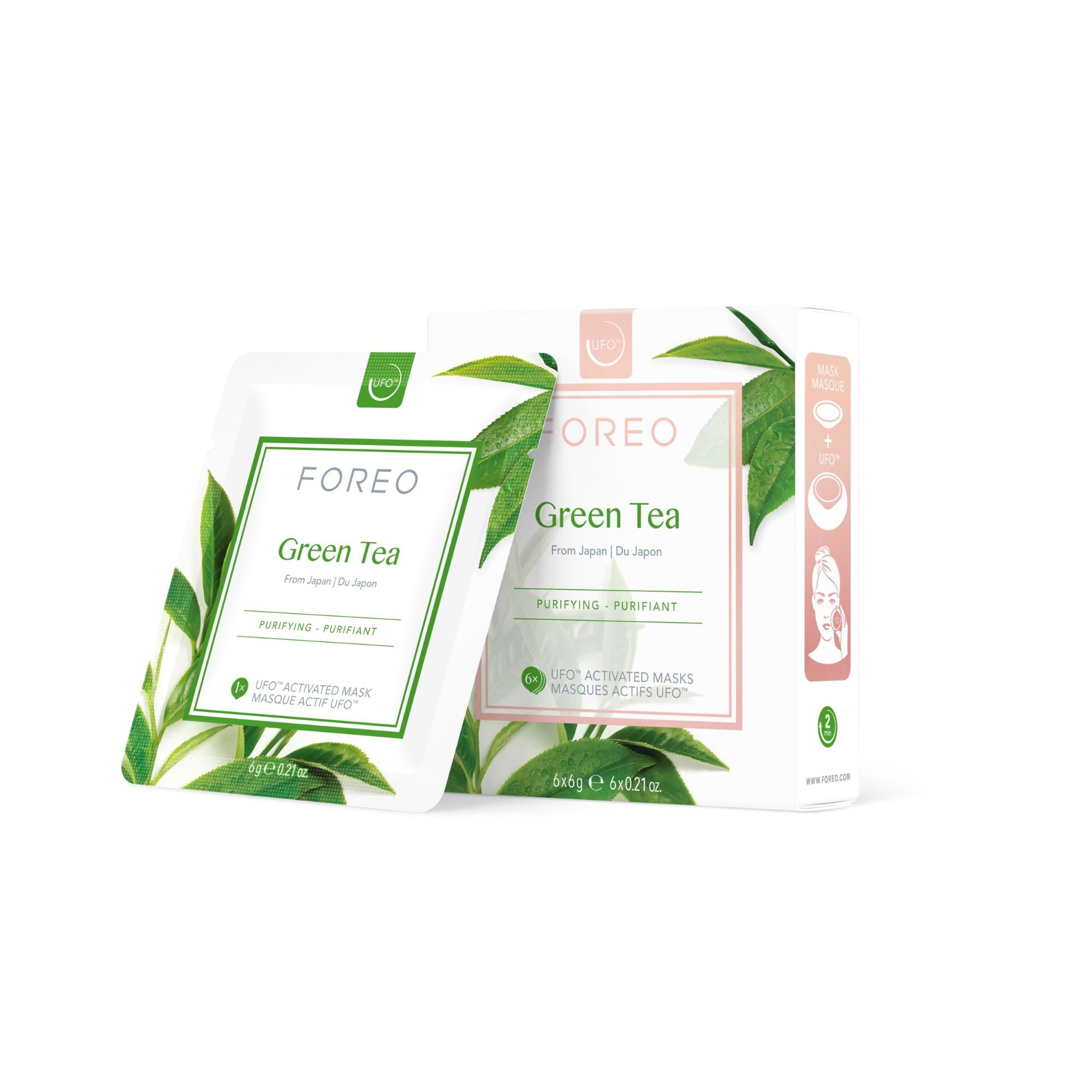 UFO Mask Farm to Face Sheet Mask Green Tea Trio Set - 3 x 3pcs