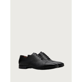 Men Plain Toe Oxford Shoes [Width: 3E] - Black