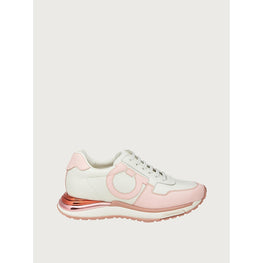 Women Gancini Sneakers [Width: 1C] - Nylund Pink/White