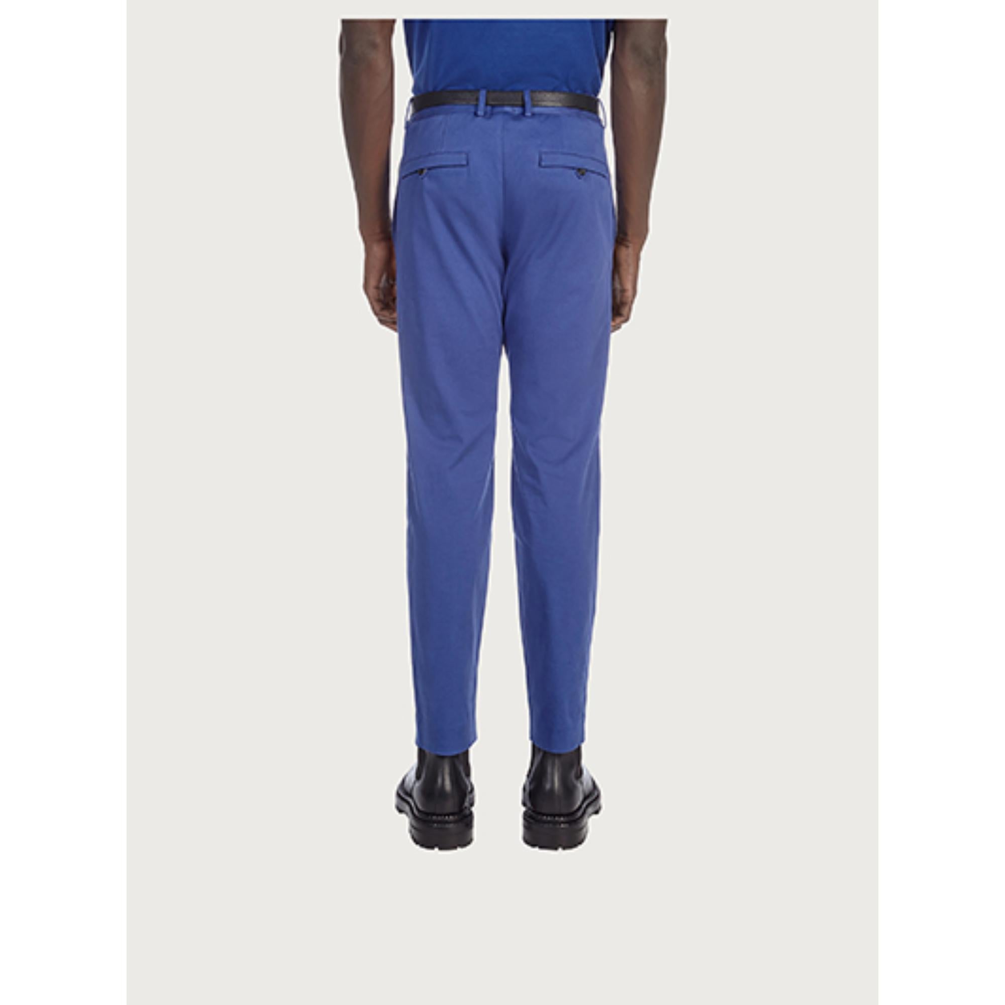 Men Chino Trousers - Ocean Blue