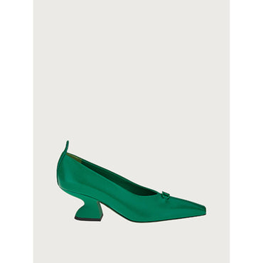 Women F Heel Pumps [Width: 1D] - Scrubs Green