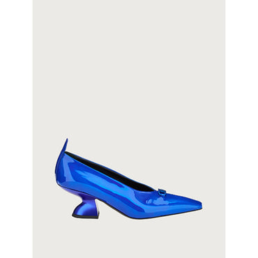 Women F Heel Pumps [Width: 1D] - Footballer Blue