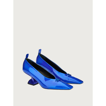 Women F Heel Pumps [Width: 1D] - Footballer Blue