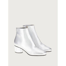 Women Mirrored Heel Ankle Boots [Width: 1D] - Silver