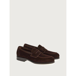 Men Penny Loafers [Width: 3E] - Brown/Palissandro