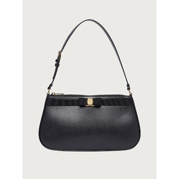 Women Vara Bow Shoulder Bag - Black