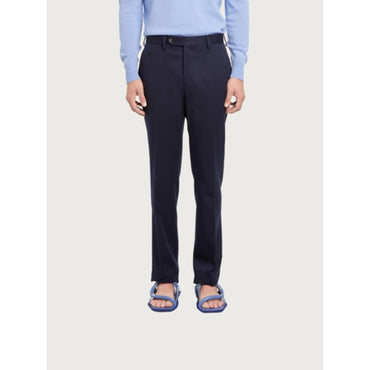 Men Chino Pants - Black/Midnight Blue