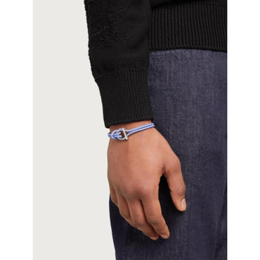 Men Gancini Bracelet - Denim Bleach