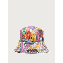 Women Reversible Bucket Hat - Black/Multicolor