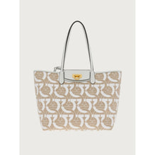 Women Gancini Tote Bag - White/Natural