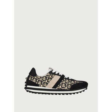 Men  Sneakers [Width: M] - Black/Beige