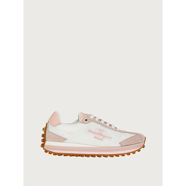 [Width: M] Women Sneaker - White/Pink/Lemonade