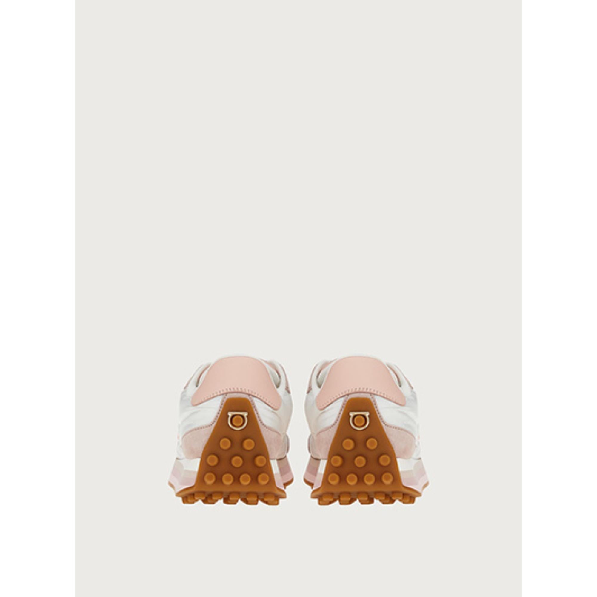 [Width: M] Women Sneaker - White/Pink/Lemonade