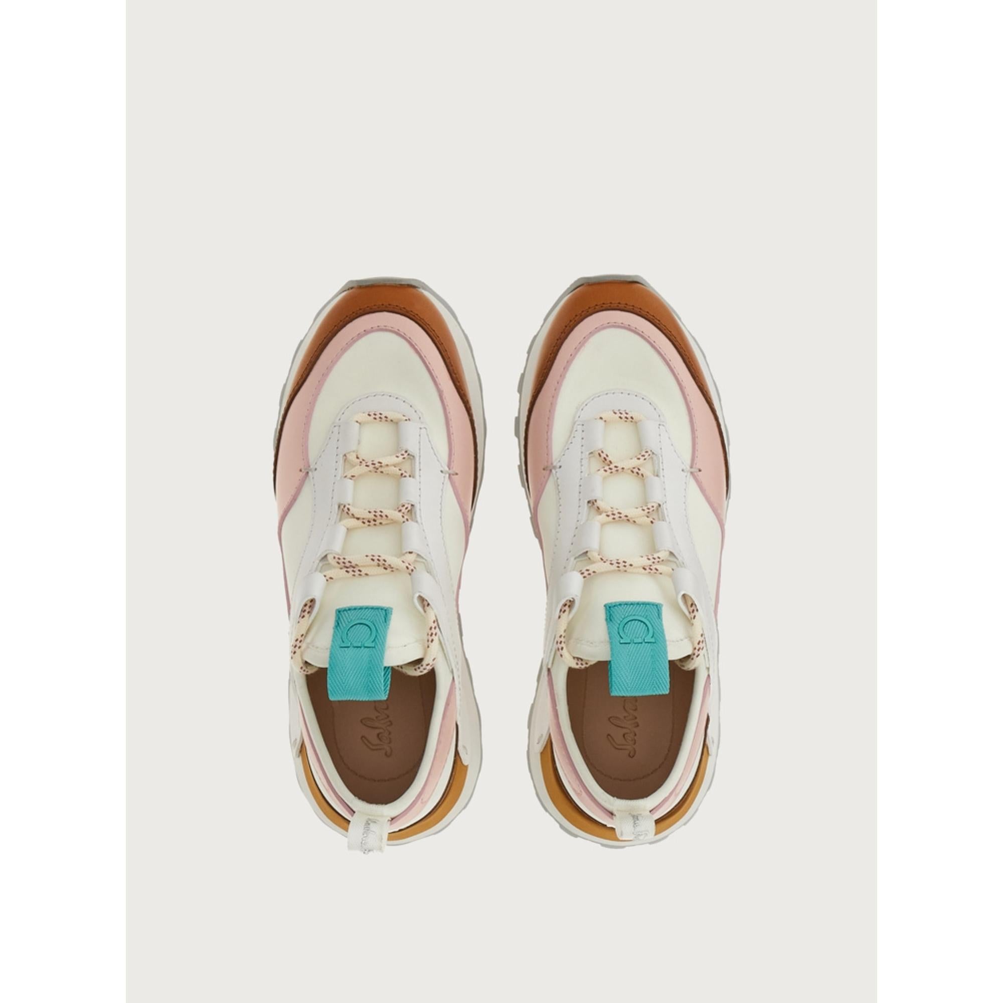 [Width: M] Women Pull On Sneaker - White/Sella/Pink