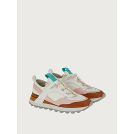 Women Pull On Sneakers [Width: M] - White/Sella/Pink