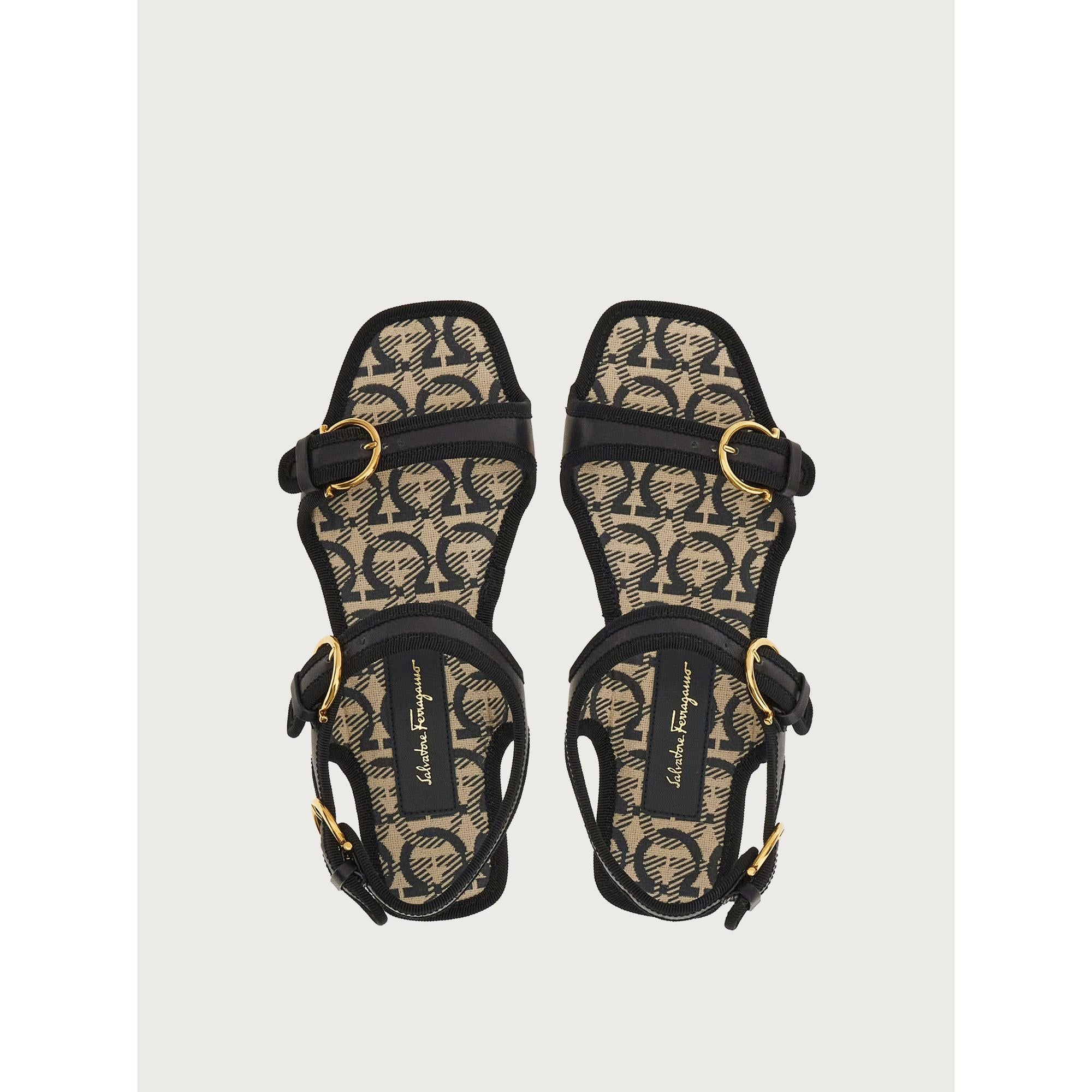 Women Nomadic Stories Sandals [Width: 1C] - Black/Beige