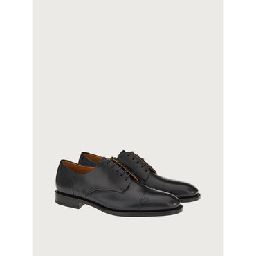 Men Derby Shoes [Width: 3E] - Black