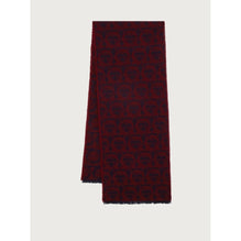 Men Gancini Scarf - Bordeaux