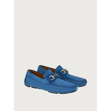 Men Driver with Gancini Ornament [Width: 3E] - Mediterranean Blue