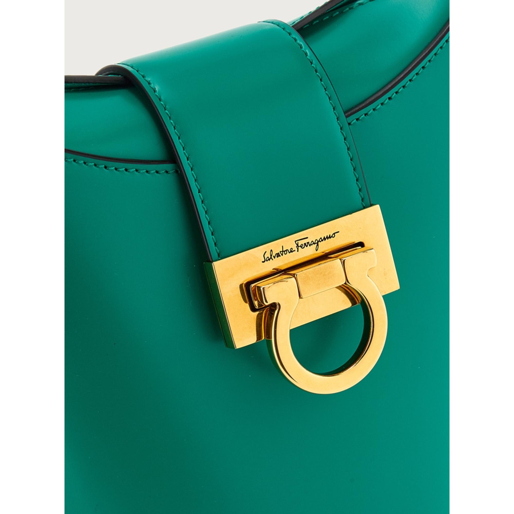 Women Trifolio Shoulder Bag - Emerald