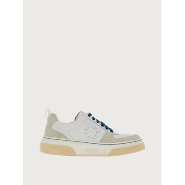 Women Gancini Sneakers [Width: M] - White