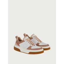 Women Multicolor Gancini Sneakers [Width: M] - Amaretti/White/Petal