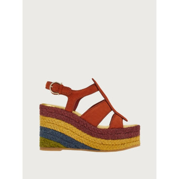 Women Espadrilles Wedge [Width: 1D] - Ramas/Gold