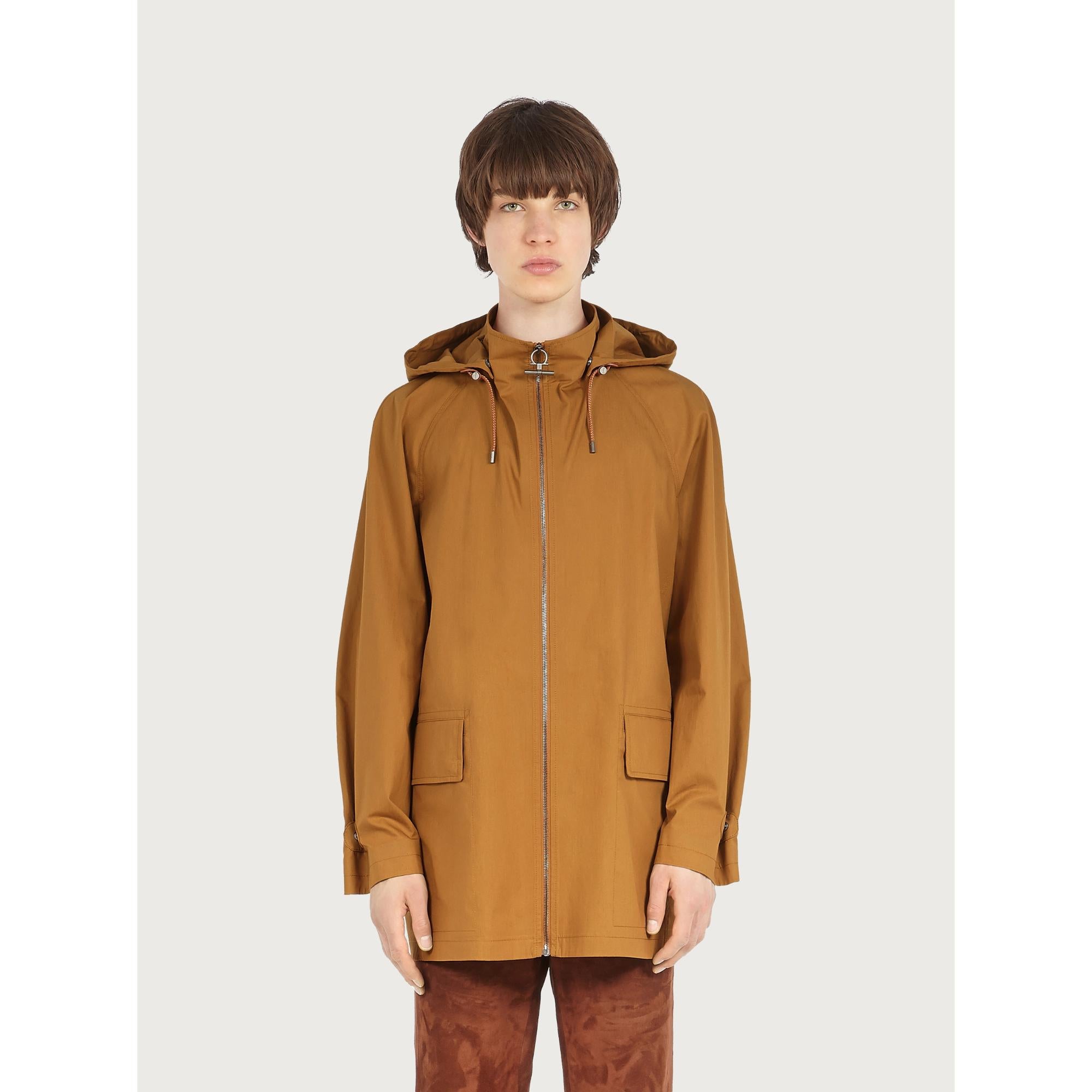 Men Windproof Hooded Jacket - Raffia