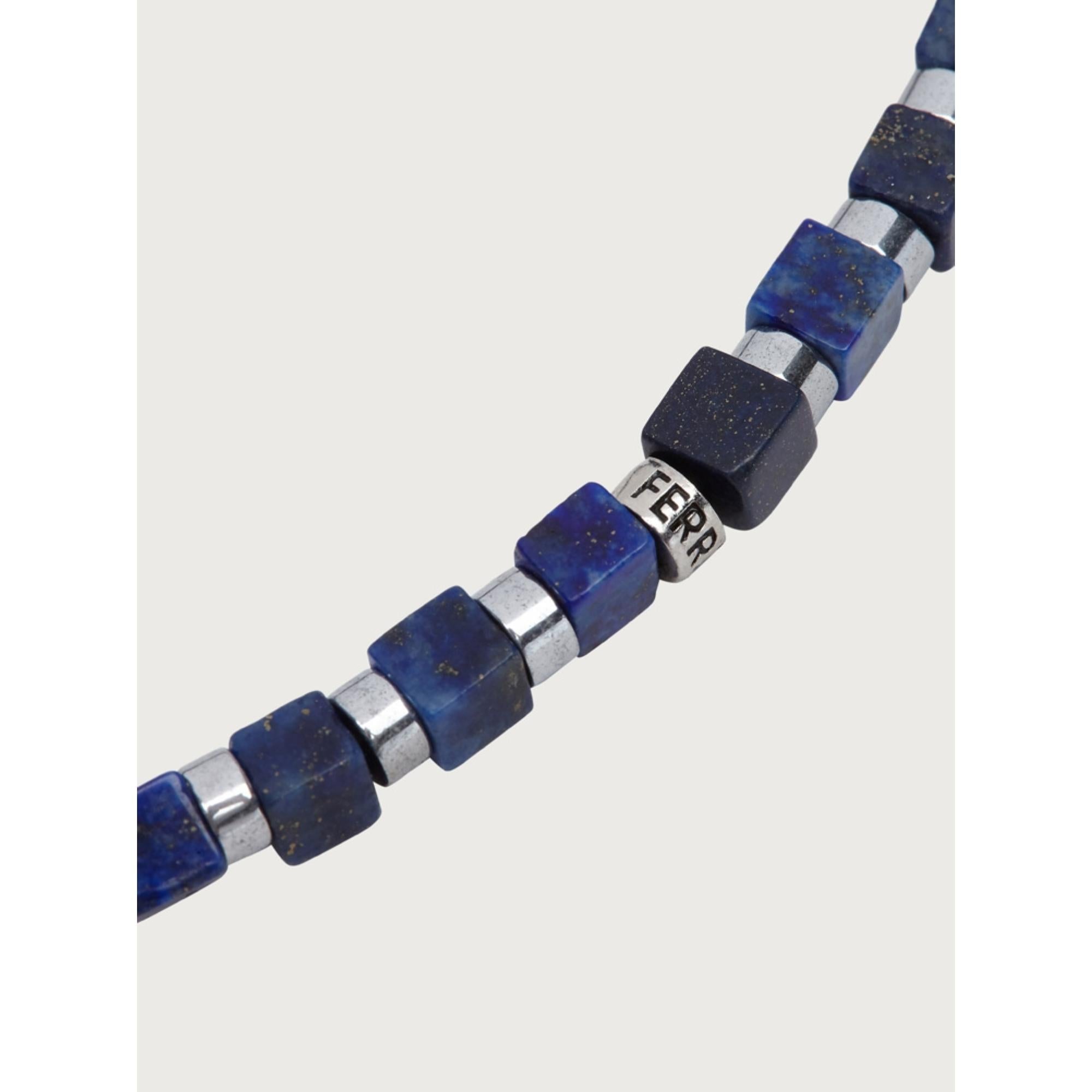 Men Beaded Bracelet - Lapis