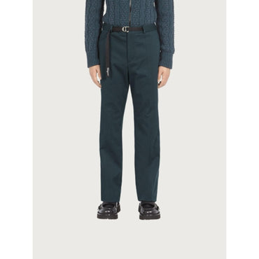 Men Drawstring Trouser - Agrifoglio Blue