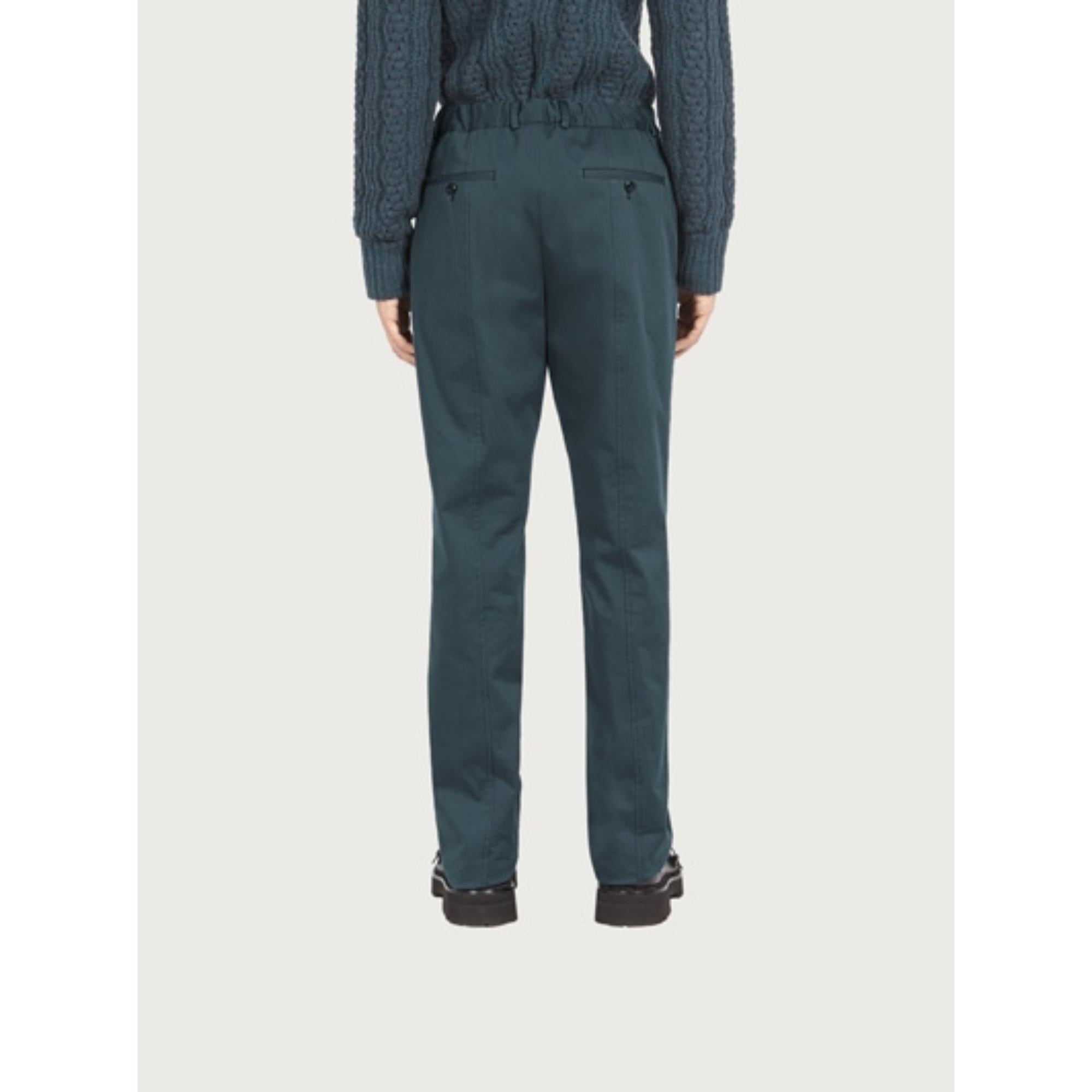 Men Drawstring Trouser - Agrifoglio Blue