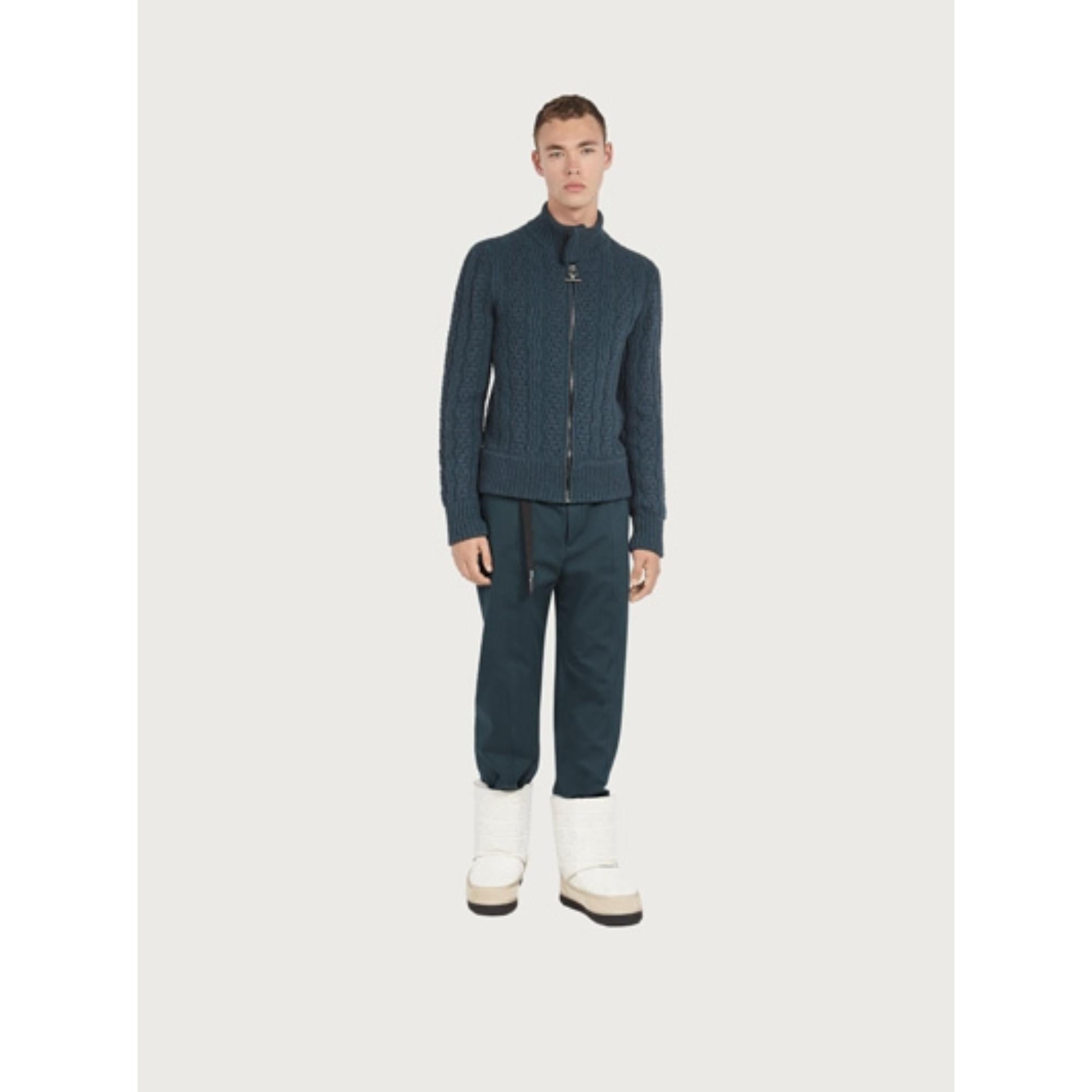 Men Drawstring Trouser - Agrifoglio Blue