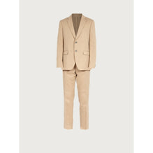 Men Single Breasted Suit - Cashew