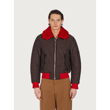 Men Padded Blouson - Ganache Brown